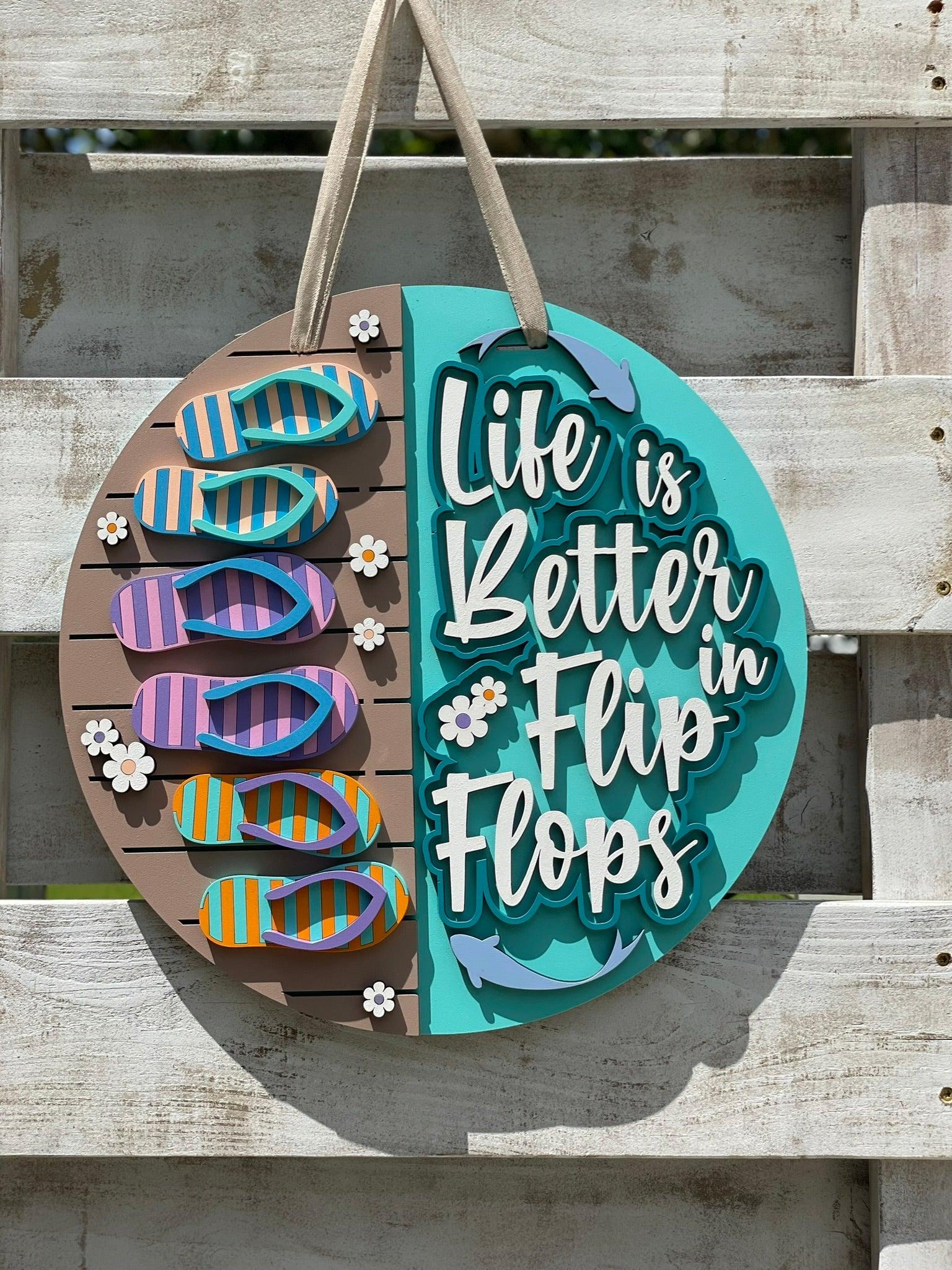 Flip flops - Live Loud Creations