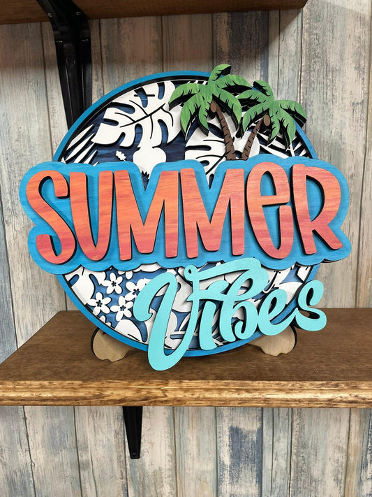 Summer Vibes-4 layer - Live Loud Creations