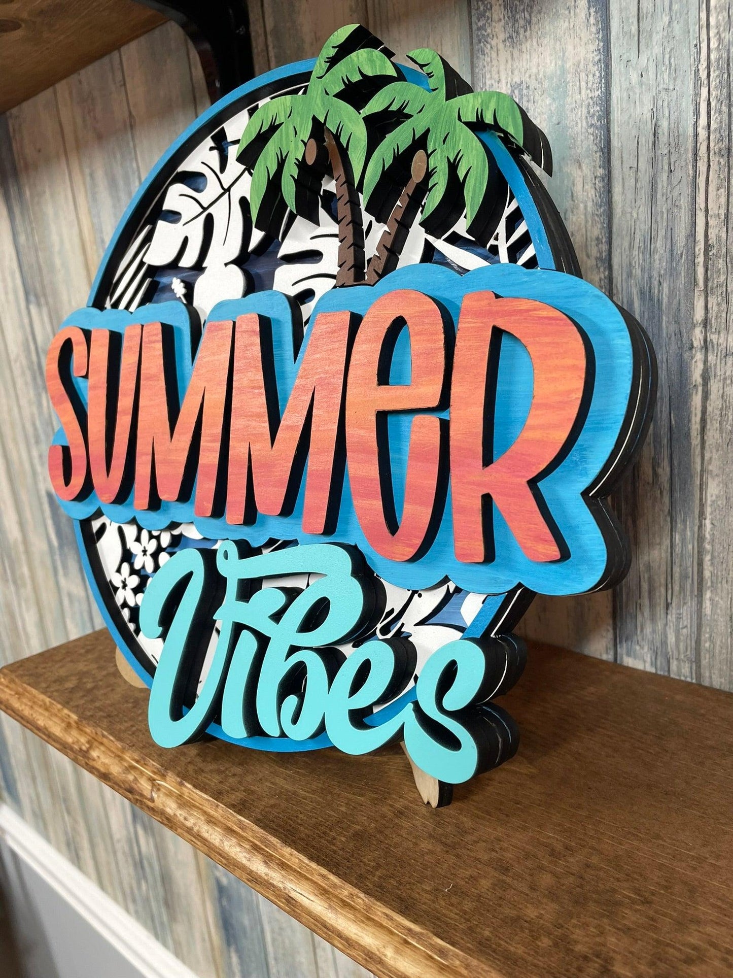 Summer Vibes-4 layer - Live Loud Creations